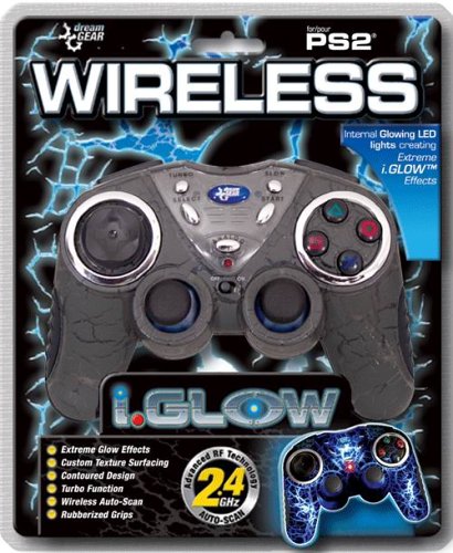 Playstation 2-Vezeték nélküli iGlow Vezérlő Szürke