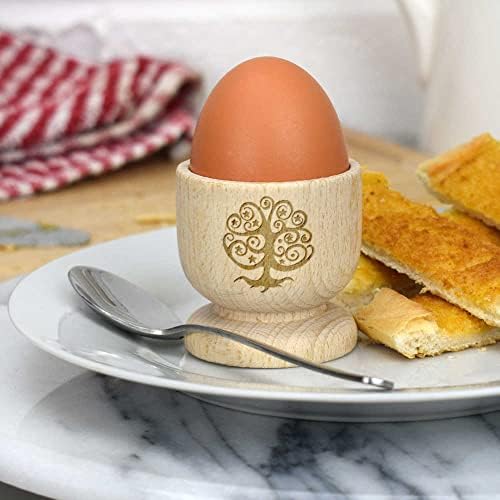 Azeeda 'Fa, Csillag' Fából készült tojástartó (EC00022886)
