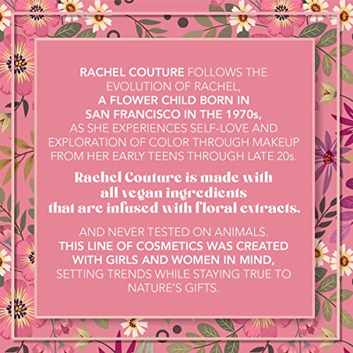 Rachel Couture Smink Paletta Természetes Összetevők & Tiszta Pigmentek | Vegán & Kegyetlenség-Ingyenes | átitatva Természetes