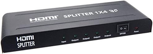 4XEM 4 portos HDMI Splitter, valamint Jel Erősítő
