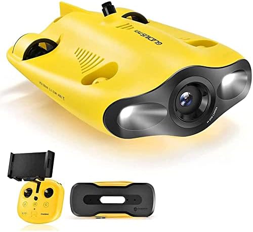 UJIKHSD Víz alatti Drone - Kis Méretű 4K-s Full HD Víz alatt dolgozó Kamera Valós idejű Megtekintési, ALKALMAZÁS, Távirányító,