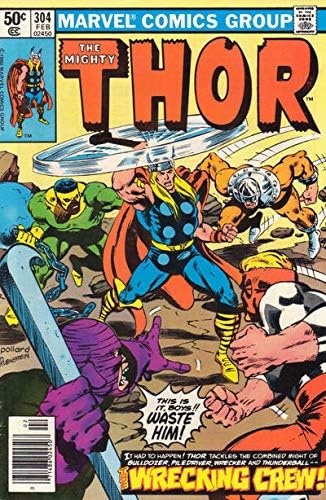 Thor 304 (Újságos) VG ; Marvel képregény | Wrecking Crew - Mark Gruenwald