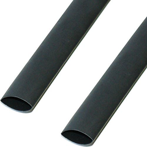 Zsugorodó cső 2: 1 fekete Választás a 13-as méretben, 4 hosszúságban a mérő (0,8 mm-es belső, 2m)