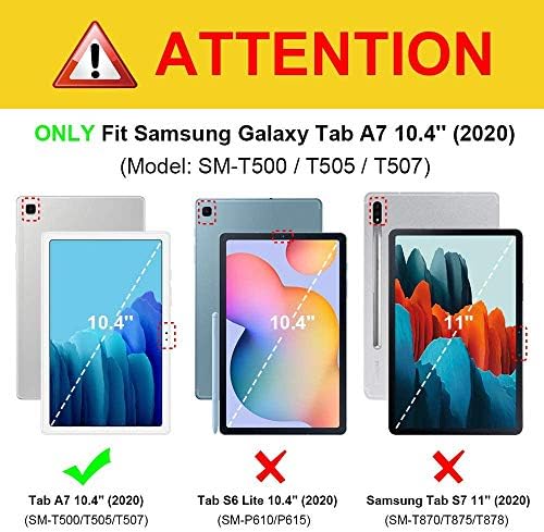 Fancity Esetben a Samsung Galaxy Tab A7 10.4 hüvelyk 2020-ig Lap A7 PU Bőr Állni az Esetben az Auto Sleep/Wake a Galaxy Tab