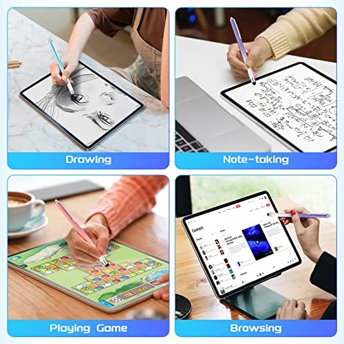 CFDXK Stylus Toll érintőképernyők，6-Pack Kapacitív Stylus Kompatibilis iPad, iPhone Tabletta Samsung Galaxy 12 Extra Cserélhető