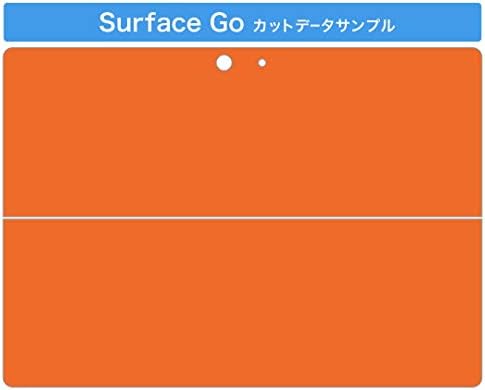 igsticker Matrica Takarja a Microsoft Surface Go/Go 2 Ultra Vékony Védő Szervezet Matrica Bőr 008973 Egyszerű Sima Narancs