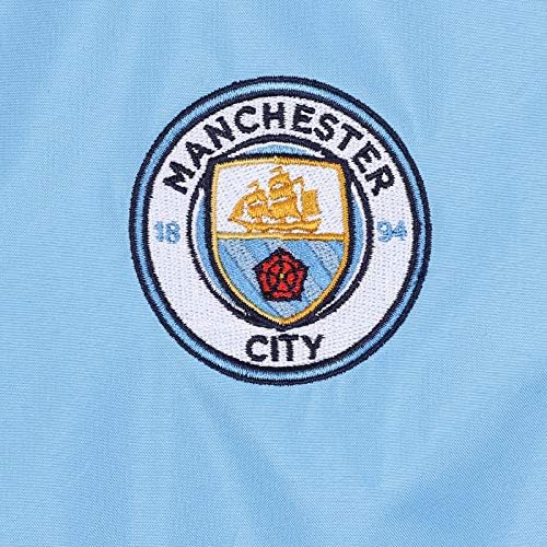 A Manchester City FC Hivatalos Foci Ajándék Fiúk Zuhany Kabát Széldzseki