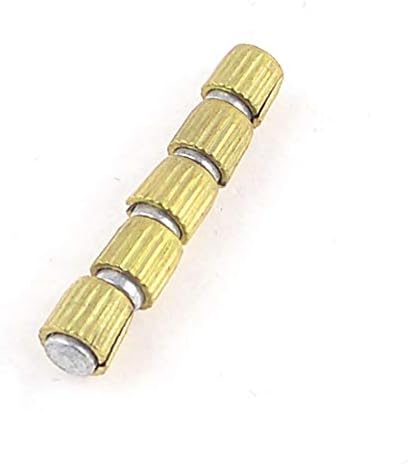 X-mosás ragályos 5 x Arany Hang Fém Ház Mágneses Gyűrű H5 H5.5 Csavarhúzó Bit(5 x anillo de carcasa de fém hu tono dorado