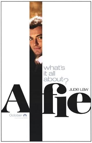 Alfie - 27X40 D/S Eredeti Film Poszter Egy Lapra Menta Jude Law