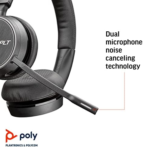 Plantronics - Voyager-4210 UC USB-C (Poli) - Bluetooth-Egyetlen-Ear (Monó) Fülhallgató - Connect to PC, Mac, & Pult Telefon