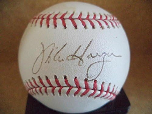 Mike Hargrove Rangers/indiánok Aláírt Dedikált M. l. Baseball W/coa - Dedikált Baseball