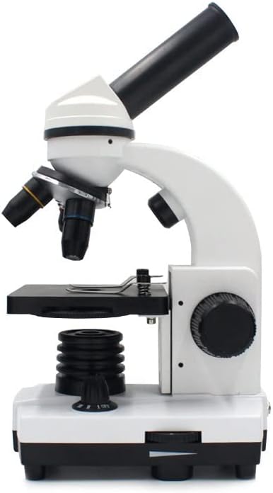 Mikroszkóp Kiegészítők Mikroszkóp Monokuláris 40x 640x Nagyítás Biológiai Mikroszkóp 2 LED Lámpák Labor Fogyóeszközök