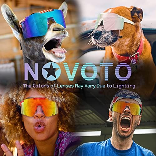 Novoto Polarizált Sport Napszemüveg, Férfi & Nő, UV400 Védelem Napszemüveg Ifjúsági, Baseball, Kerékpározás, Futás