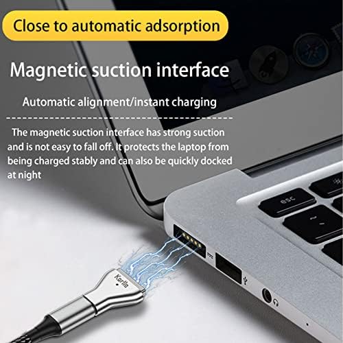 Mágneses USB-C Női Mag-Biztonságos 2 T Tipp Férfi Adapter Kompatibilis a MacBook Pro Air C-Típusú Átalakító Csatlakozó Támogatás