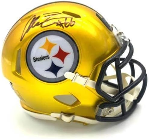 Alan Faneca Dedikált Pittsburgh Steelers FLASH Mini Sisak - Dedikált NFL Mini Sisak