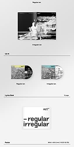 NCT127 - [NCT 127 Szabályos-Szabálytalan]1. Album Rendszeres CD+Füzet+fénykép kártya+Extra Photocards Meghatározott K-POP