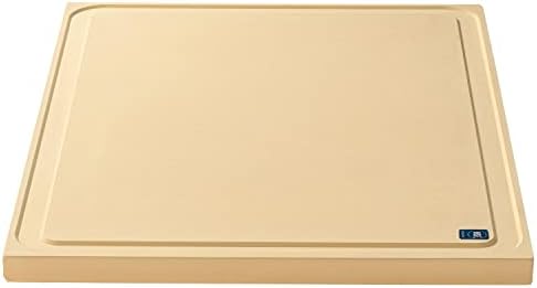 NoTrax 18 x 24 x 0.75 Sani-Tufa T45 Természetes Gumi vágódeszkát a Lé Groove, Nem csúszós Szakmai Minőség, Made in USA, T45L3G18BF