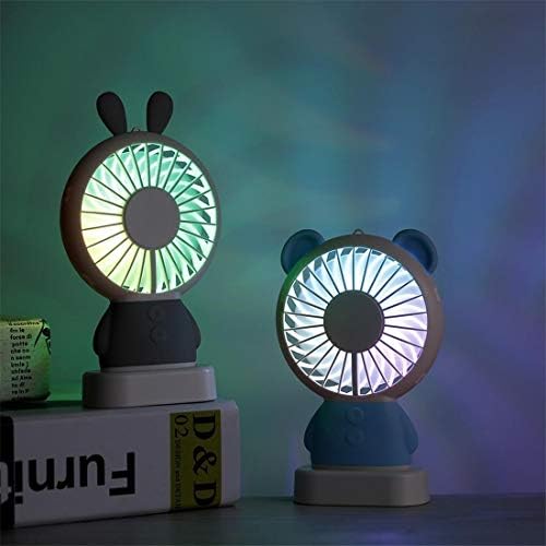 SUIWO WLXP Kézi Ventilátor, Íróasztal, Ventilátor, Hordozható USB-Fan Mini Asztal, Hűtő ventilátor Ventilátor Éjszakai Fény