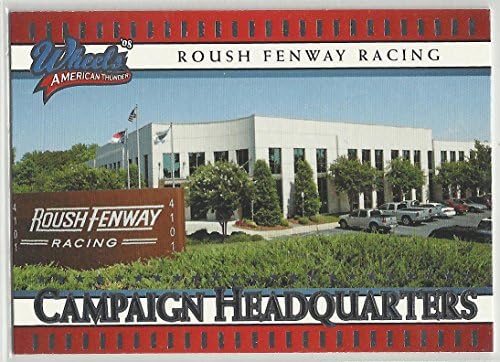 Roush Fenway Verseny 2008 Kerekek Amerikai Mennydörgés Kártya 54 NASCAR