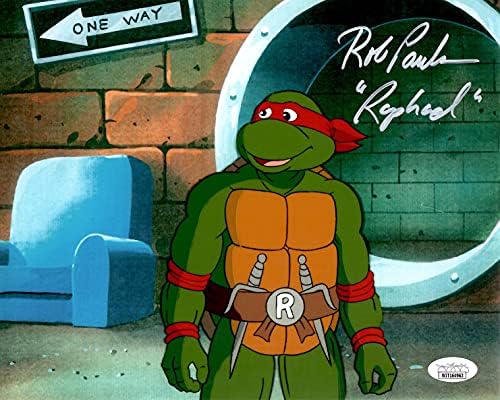 Rob Paulsen alá írva 8x10 fotó Raphael SZÖVETSÉG Teenage Mutant Ninja Turtles