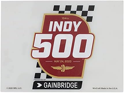 Indy 500 Unisex 104 Zászló Matrica Ajándék, Tarka,