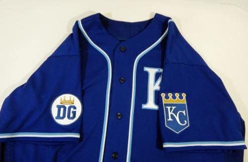2020 Kansas City Royals Eric Skoglund 53 Játék Kiadott Kék Mez DG Javítás 48 05 - Játék Használt MLB Mezek