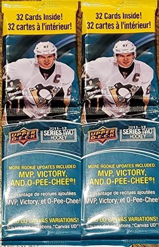 2011-12 NHL Felső szint Jégkorong Sorozat 2 Gyári csomagolásban 2, Kövér Csomagok Sok 64 Összesen Kártyák. Nézd a Fiatal