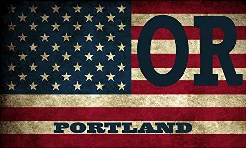 Portland VAGY Oregon Multnomah Megyei Veterán amerikai Zászló Matrica Matricát 3M Vinil 3 x 5