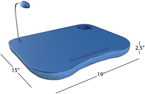 LapGear Kompakt Kör Asztal - Rose Quartz - Elfér 13.3 Hüvelykes Laptopok Stílusú No. 43104 & Laptop Kör Asztal, Hordozható