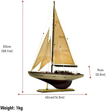 WSSBK Szállítási Klasszikus, Kézzel készített lakberendezés Fa Vitorlás Hajó Modell Ajándék Gyerekeknek, Felnőtt