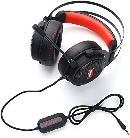 HC GAMERLIFE Gamer Headset Mikrofon | 3D-s HD, Sztereó Hang, Videó, Játék, Vezetékes Fejhallgató a PS4 & PS5 Konzol Xbox
