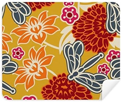 Kínai Japán Stílusú Ázsia Virág Minta tisztítókendővel Képernyő Tisztító 2db Velúr Szövet
