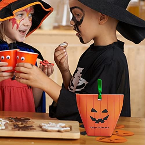 Összecsukható Doboz Halloween Doboz Kreatív Sütőtök, Ajándék, Édesség Csomagolás Tök Takarítás & Szervezők Slim Tárolók szemhéjakkal