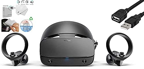 Oculus - Rift-S PC-Alapú VR Gaming Headset Két Érintőképernyős Vezérlő, 3D Helyzeti Audio, Betekintést Követés, Állítható
