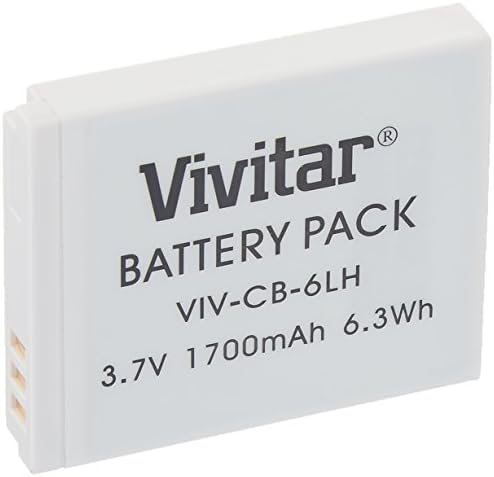 Vivitar NB-6L / NB-6LH Ultra Nagy Kapacitású 1700mAh Li-ion Akkumulátor Csere, Válasszuk a lehetőséget, Canon Digitális fényképezőgép