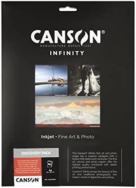 Canson Infinity Felfedezés Tintasugaras fotópapír Csomag, Válogatott gsm Súlyok, A4, 14 Lap, Ideális Professzionális Fotósok