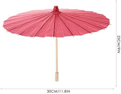 Didiseaon 2db Kínai Papír Esernyő, Napernyő, Esővédő, Kézzel készített Japán Olajozott Papír Esernyő A Tánc Kellék, Esküvői