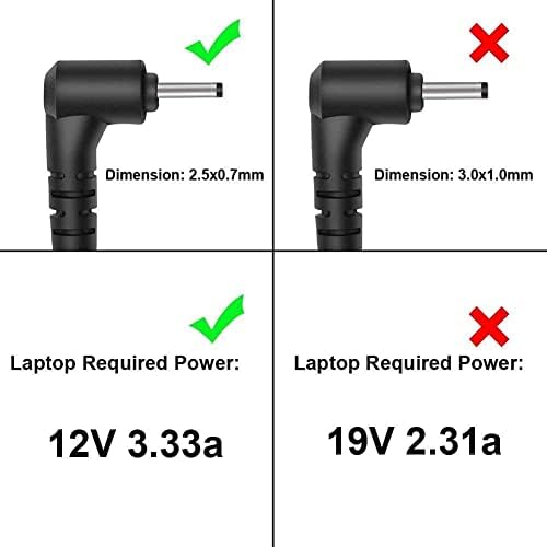 40W 12V 3.33 EGY AC Laptop Power Töltő Samsung 11.6 Chromebook Xe303c12, XE303C12-A01,Chromebook 2 3 Xe500c12(Nem Kompatibilis