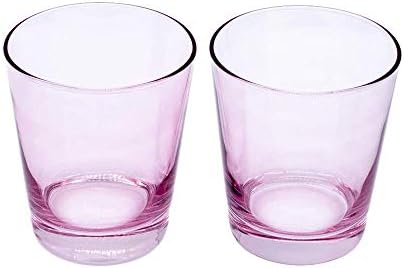 6740-AITO-PK2 Szivárvány Üveg pohár, Üveg pohár, Párban, Egyedül Élő, Magasság 3.6 cm (91 mm) Kapacitás: 9.2 fl oz (260 ml),