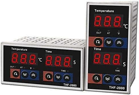 GORS Idő-Hőmérséklet Integráció Ellenőrzési Eszköz Relé SSR THF-2000 AC85-AC265V 50Hz Digitális Kijelző PID Vezérlő K-Típus