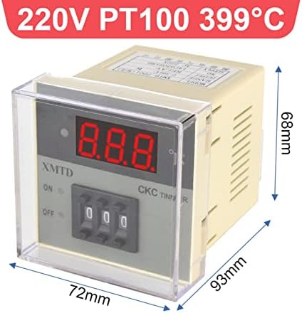 GORS XMTD-2001 PID Digitális Kijelző a Hőmérséklet Vezérlő 0-399℃ 0-999℃ K E Hőelem PT100 220AC 75 * 75 mm-es Termosztát