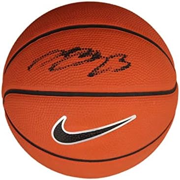 Lebron James Aláírt Autogramot Mini Nike Kosárlabda-Labda - King James W/Társasággal Loa - Dedikált Kosárlabda