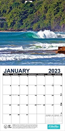 S & A KIADÓI GLOBÁLIS SURF 2023 NAPTÁR (12 x 12) FAL RÉSZESÜLŐ MENTENI A HULLÁMOK, szörfdeszka SPORT