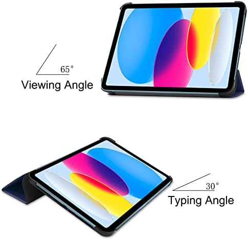 Tablet védőtok tok iPAD 10 2022 10.9 inch,Tri-Fold Smart Tablet Esetben Nehéz PC Vissza Héj Vékony Esetben Multi - Betekintési