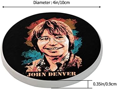 John Design Téma Denver Alátétek Kerek Diatomite Csésze Alátét Nedvszívó Italt Hullámvasút, a dohányzóasztal, lakberendezés,