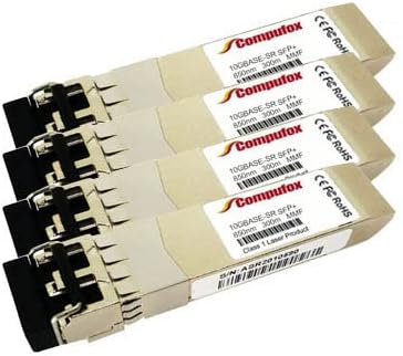Compufox FG-TRAN-SFP+SR 10GB Kompatibilis Készülék (MMF, 850nm, 300m, LC) a Fortinet FortiGate 3815D (FG-3815D). 4 Csomag.