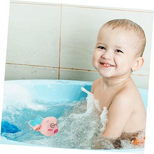 Toyvian 2db Fürdő Játékok, Gyermek Játékok Hordozható Fürdő Zuhanyzós Fürdő Játék, Hordozható Bébi Játékok Szél up Játékok,