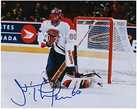 JOSE THEODORE Aláírt Montreal Canadiens 8 x 10 - Fotó 70626 - Dedikált NHL-Fotók