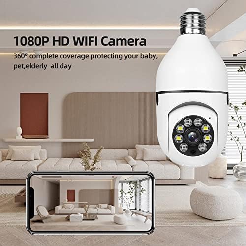 WiFi Beltéri Biztonsági Kamera - 5 ghz-es & 2,4 Ghz-es Dual Band 1080P WiFi Kamera, 360° - Os Vezeték nélküli Dome Kamera