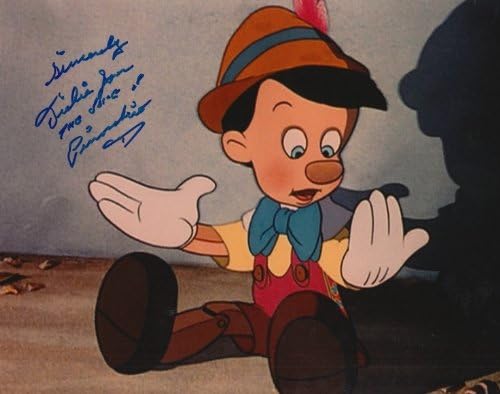 DICKIE JONES (Pinokkió) aláírt 8x10 fotó